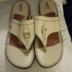 Born natural leather sandals